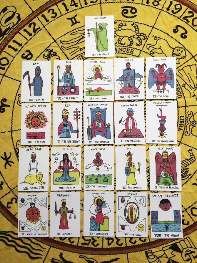 Kendrick Lamar card from the Hip Hop Tarot : r/KendrickLamar